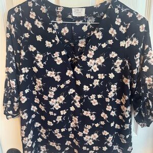 Sienna‎ Sky Navy Floral Blouse